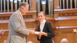 Благодарность Н. В. Малининой от ректора А. С. Соколова