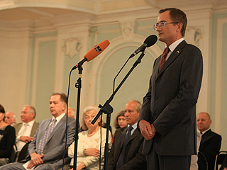 Николай Левичев выступил на торжественном собрании первокурсников Московской государственной консерватории