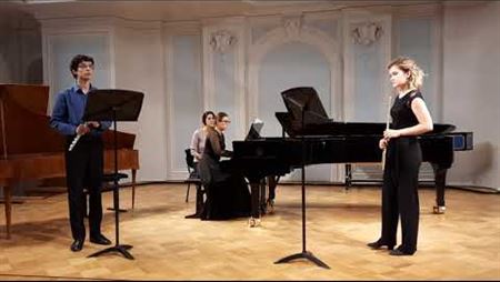 Ivan Sokolov. Sonata for two flutes and piano. I. <i>The Game</i>