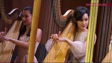<i>Spanish folk music</i> Harp ensemble of Emilia Moskvitina