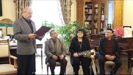 Celebrating the jubilees at the Solo Singing Division: Professors Makvala Kasrashvili, Zurab Sotkilava and Alexey Martynov