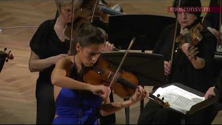 Laetitia Moreno (Spain) with <i>Musica Viva</i> Orchestra at the Moscow Conservatory