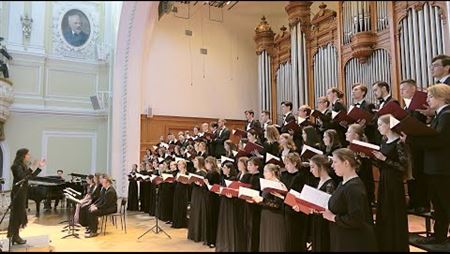 The Moscow Conservatory Student Choir. Conductor: Lada Grishkova
