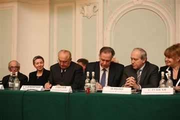 Торжественная церемония подписания договора о сотрудничестве между МГУ и МГК
