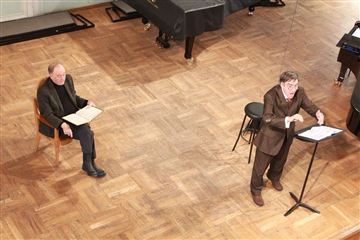 Репетиция к исполнению «Поэтории» Р. Щедрина