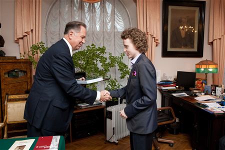 The Ceremony of Awarding the Best Students with the Alexander Nevsky Prize