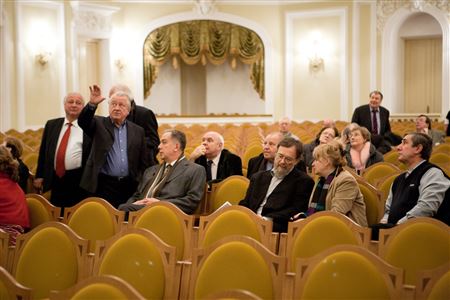Члены Учёного совета посетили помещения Большого зала после реконструкции