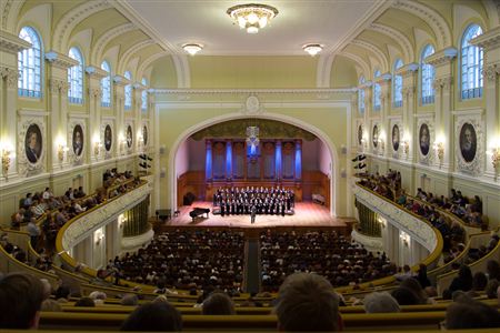 A concert season is opened at the Great Hall