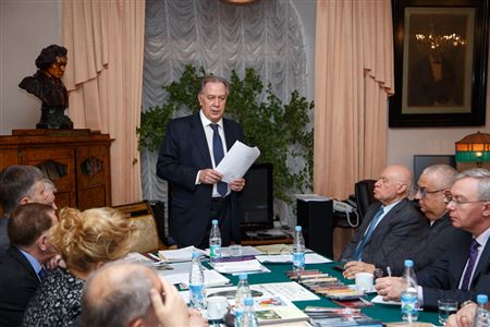 A meeting of the Board of Trustees before the New Year