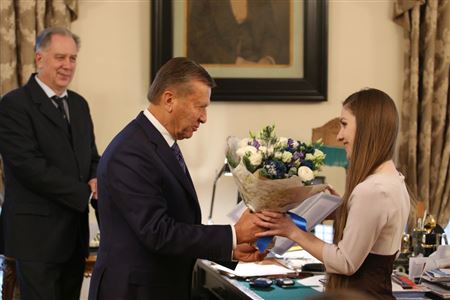 Ceremony of Awarding Scholarships to the Best Graduate and Postgraduate Students