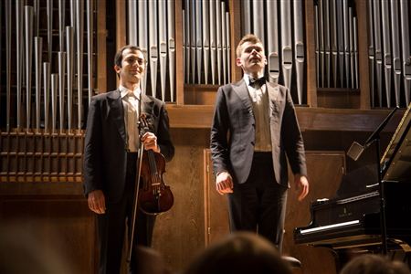 Гайк Казазян и Андрей Гугнин в Малом зале консерватории