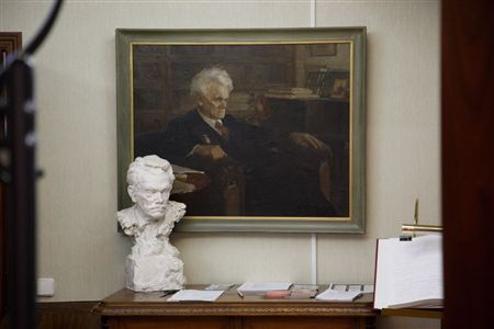 Фаниля и Тамара Куделич в музее-квартире Гольденвейзера