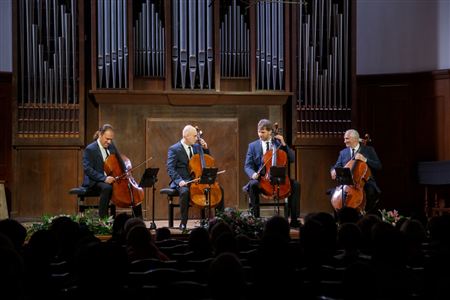 Квартет виолончелей «Растрелли» в Малом зале Московской консерватории