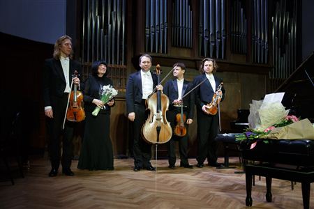 Eliso Virsaladze and the David Oystrakh Quartet