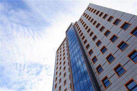 The new dormitory building