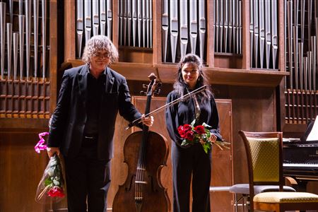 Александр Князев (виолончель), Клара Вюрц (фортепиано)