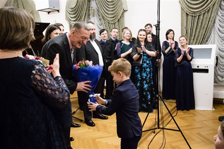 A recital of the composer Anatoly San'ko