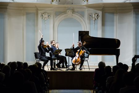 Fyodor, Alexander & Ivan Rudins: violin, cello and piano