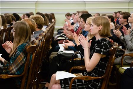 A Solemn Meeting of the First-year Students