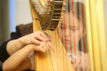 A workshop taught by Milda Agazarian (harp)