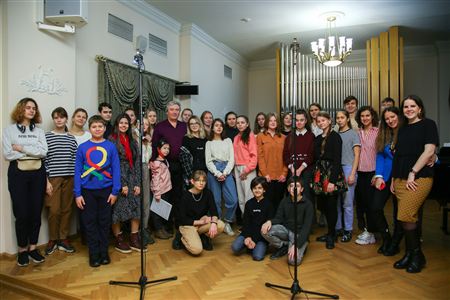 Recording for the Conservatory Children’s Outreach Program on Music Education