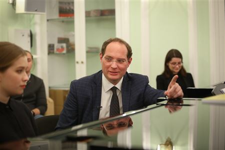 Мастер-класс Александра Соловьёва по хоровому дирижированию