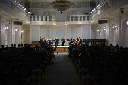 String Octet of Assc. Prof. Anna Yanchishina’s Class at the Rachmaninoff Hall