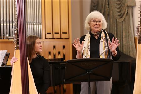 Катрин Мишель (Франция): мастер-класс (арфа)