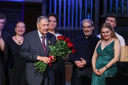 Народный артист России, профессор Владислав Агафонников и ученики