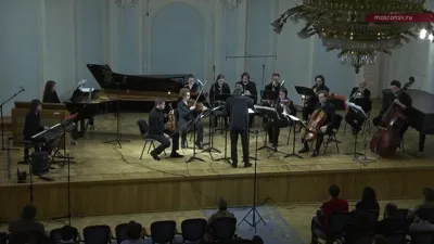 György Ligeti. Chamber Concerto for 13 instruments (1969–70, für Traude Cerha): II. Calmo, sostenuto