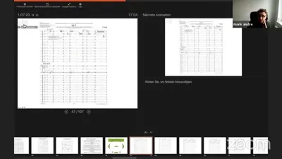 An online lecture read by Marc André (France)