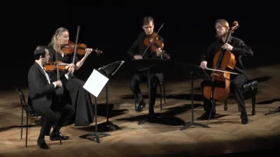 Alexander Pushkin. "Mozart and Salieri", fragment. | W.A. Mozart. Quartet No. 20 "Hoffmeister". IV Allegro