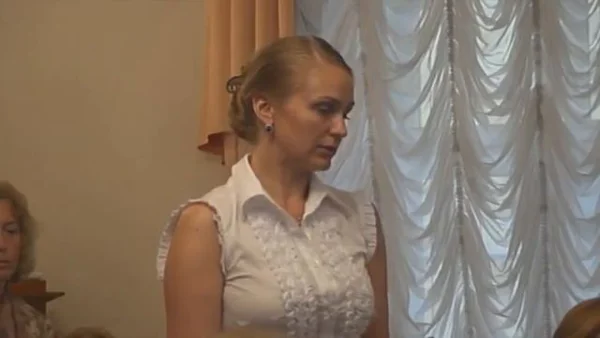 A. Sakhno Is Speaking at the Meeting of the Board of Trustees