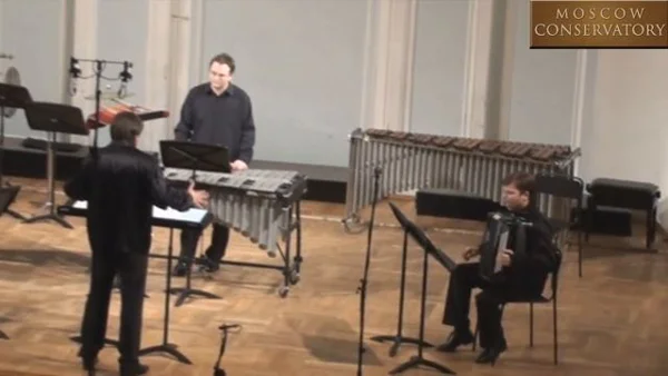 Ada Gentile. ‘Staccato dal Mondo’ for clarinet, vibraphone, accordion and piano