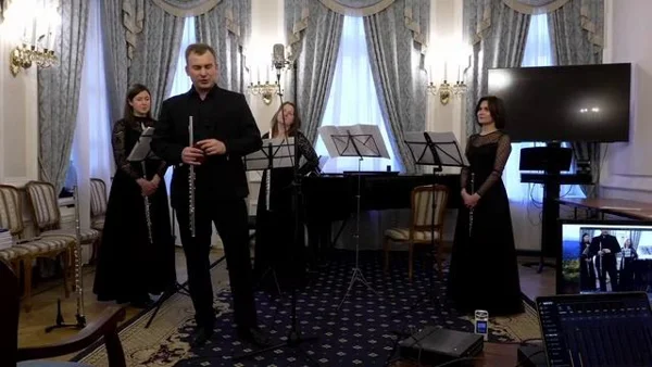 Произведения современных русских композиторов для четырёх флейт