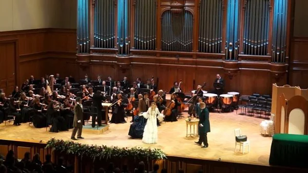 G. Verdi. «La Traviata», act IV, Finale. Opera theatre of Moscow Conservatory