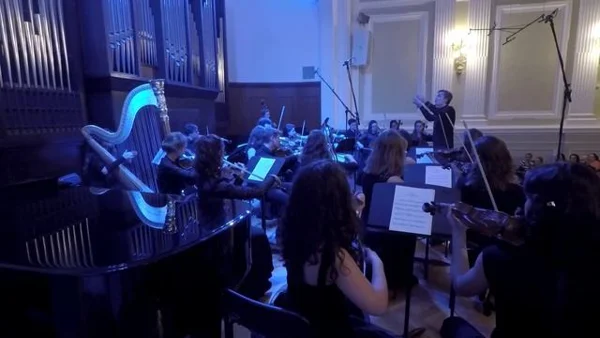 Elgar. "Sospiri" for strings and harp, op.70