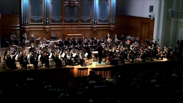 The Youth Symphony Orchestra of Russia and Belarus. Conductor Andrey Ivanov