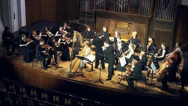 W. A. Mozart. Concerto for Flute and Harp in C Major, KV 299