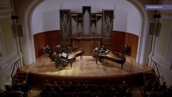 W. A. Mozart. Sonata in D major for two pianos, KV 448: II. Andante