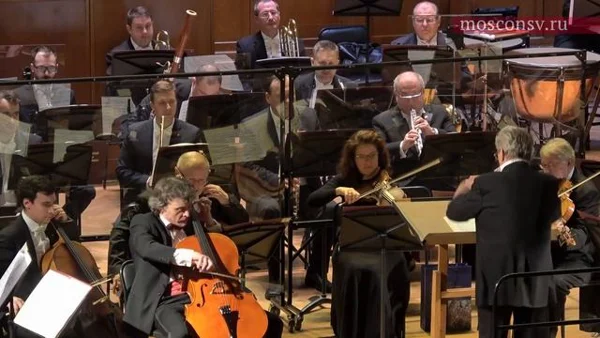 Antonín Dvořák. Concerto for cello and orchestra, op. 104: 3<sup>rd</sup> mvt. Finale. Allegro moderato
