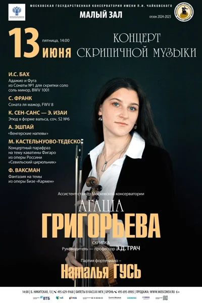 Концерт скрипичной музыки