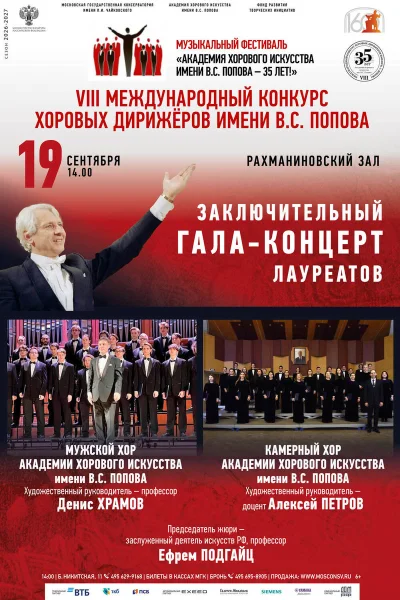 VIII Международный конкурс хоровых дирижёров имени В.С. Попова