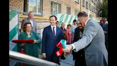 The New Dormitory Building Opened