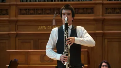 Pierre Max Dubois. Sonatina-tango for bassoon and piano (version for bass clarinet)