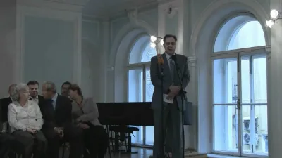 Поздравление директора библиотеки Э. Б. Рассиной