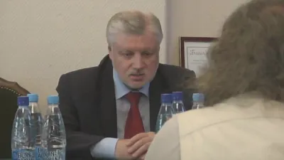 Выступление С. М. Миронова на заседании ректората