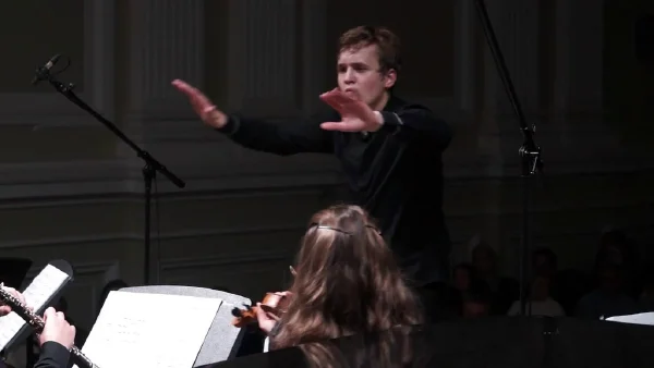 Otorino Respighi. Concerto for oboe, trumpet, violin, double bass, piano and strings. Fragment