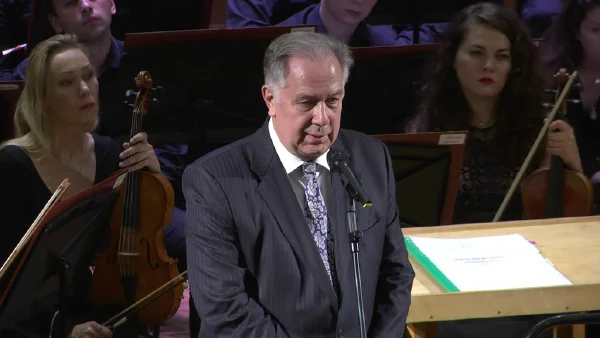 Prof. Alexander Sokolov at the Evening in Memory of Gennady Rozhdestvensky