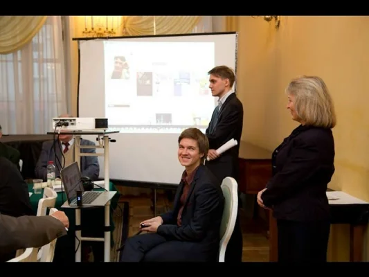 Presentation of the Splayn social network at a meeting of the Music Society of Moscow